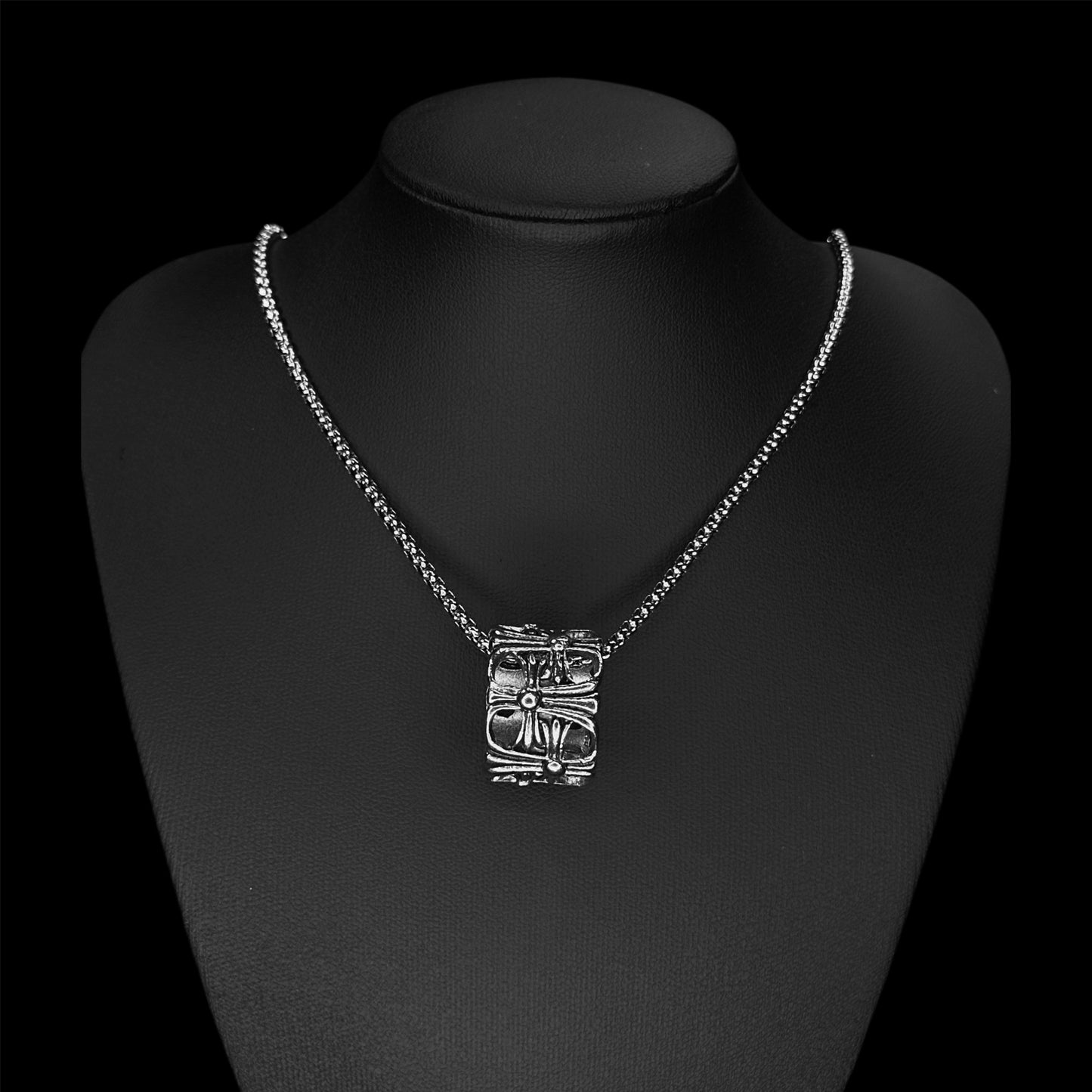 Chrome Graveyard Pendant