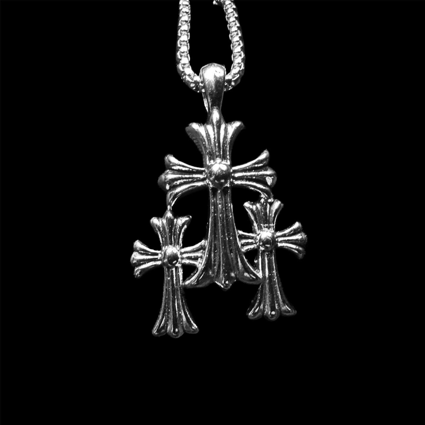Chrome Trinity Pendant