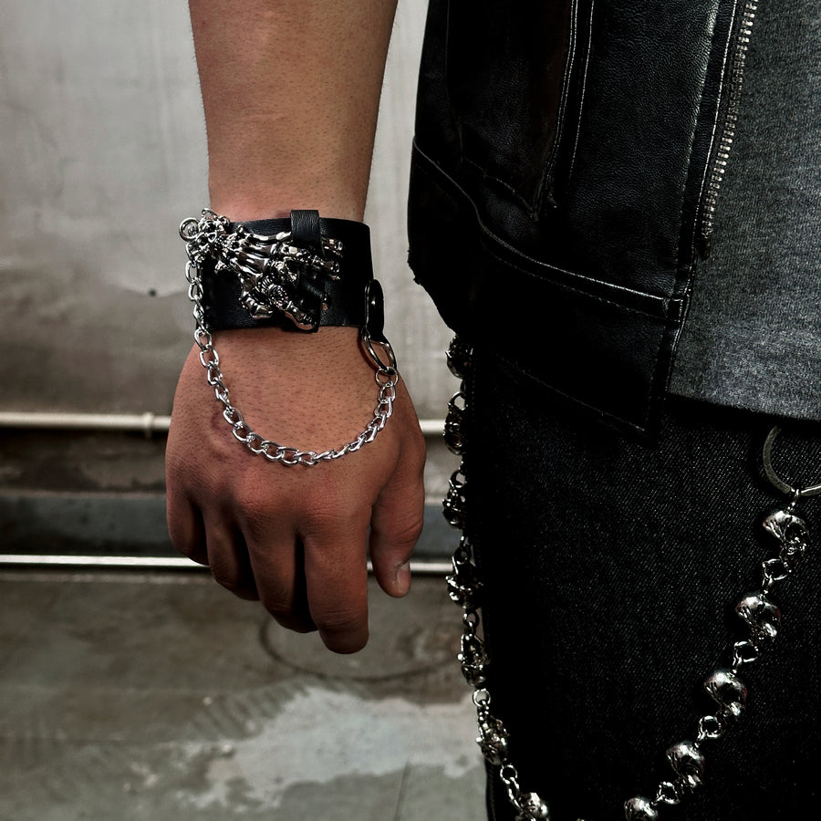 Skull Hand Bracelet