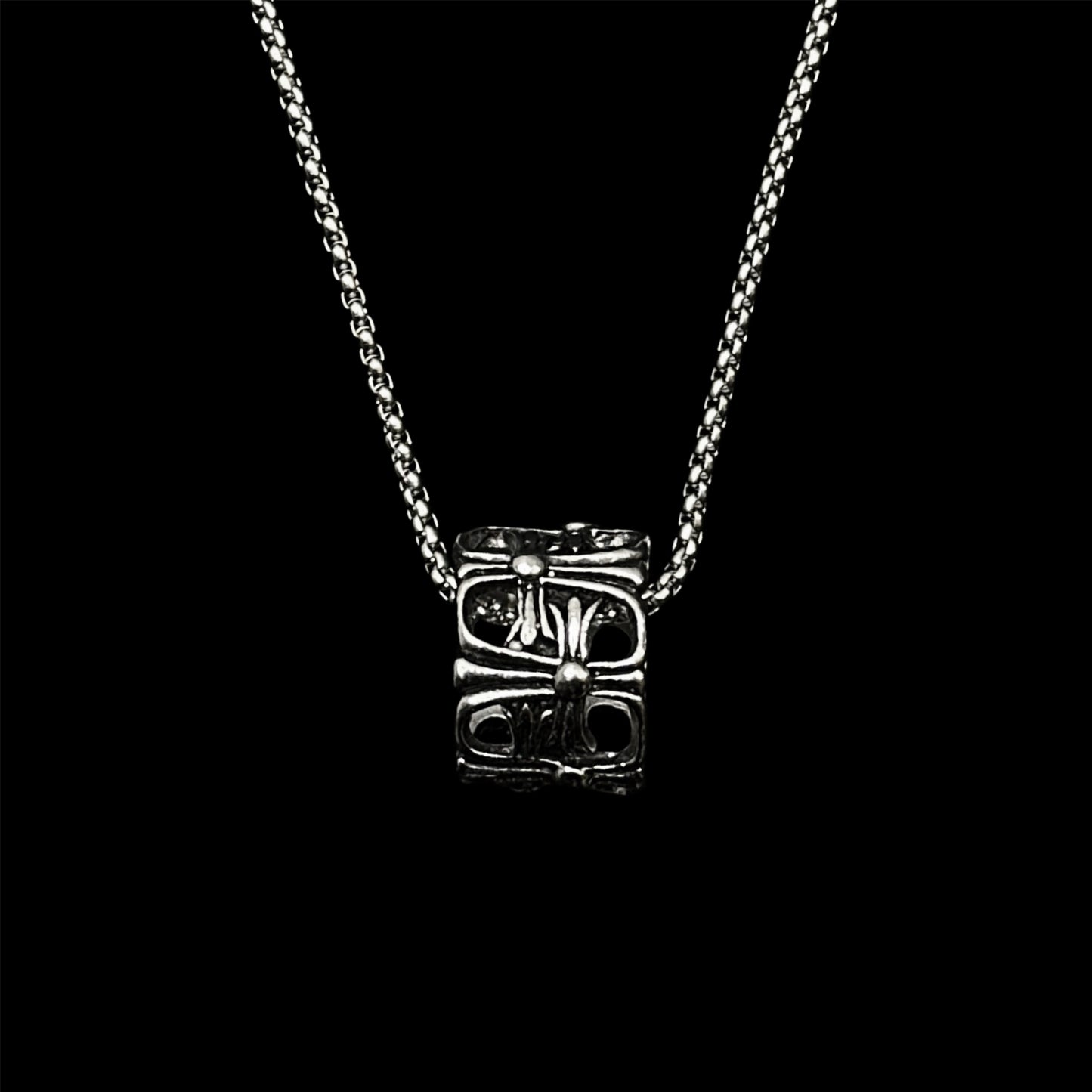 Chrome Graveyard Pendant