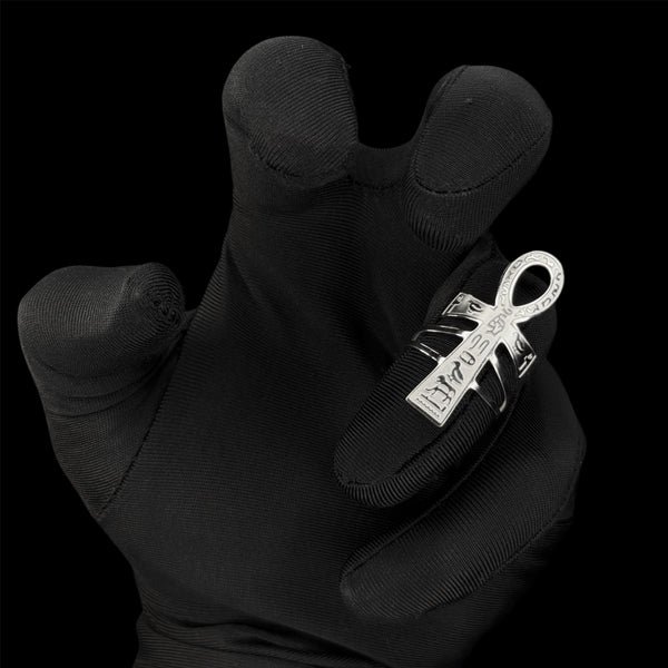Engraved Relic Ankh Ring