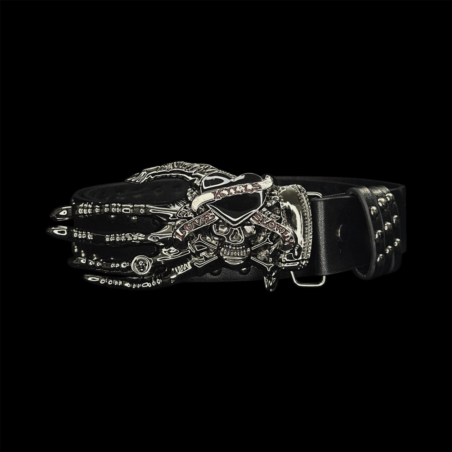 “Love Kills Slowly” Belt (Black)