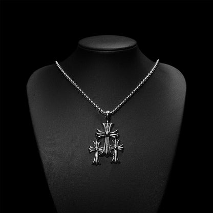Chrome Trinity Pendant