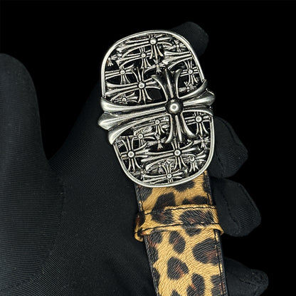 Chrome Cemetery Leopard Belt
