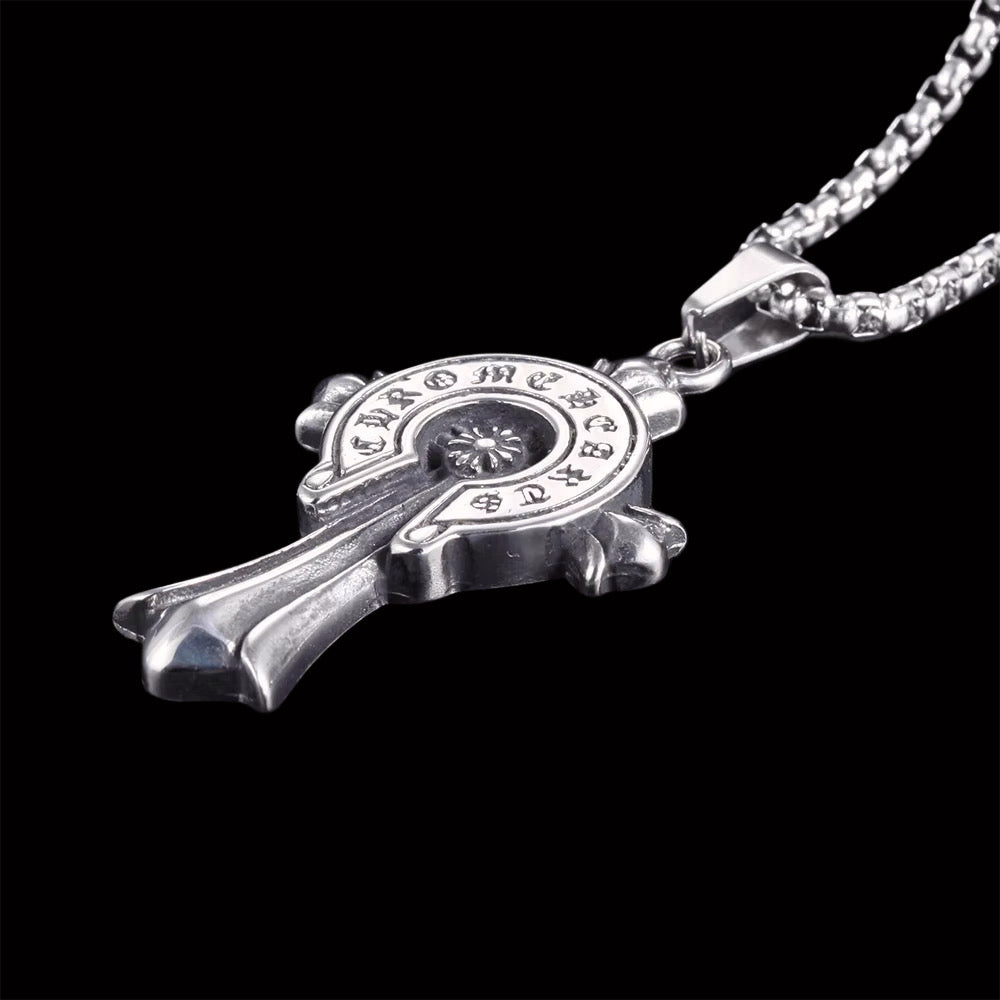 Chrome Cross Pendant