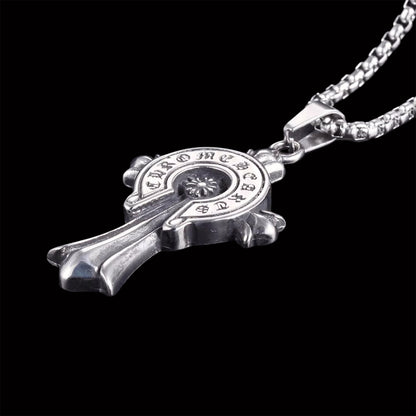 Chrome Cross Pendant