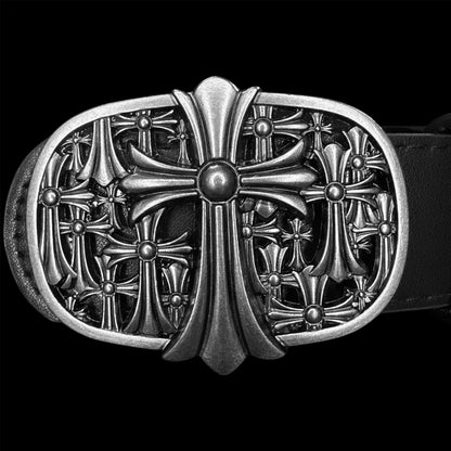Chrome Cemetery Cross Belt