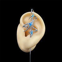 Blue Stinger Earpin