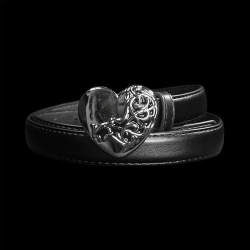 Chrome Crying Heart Belt