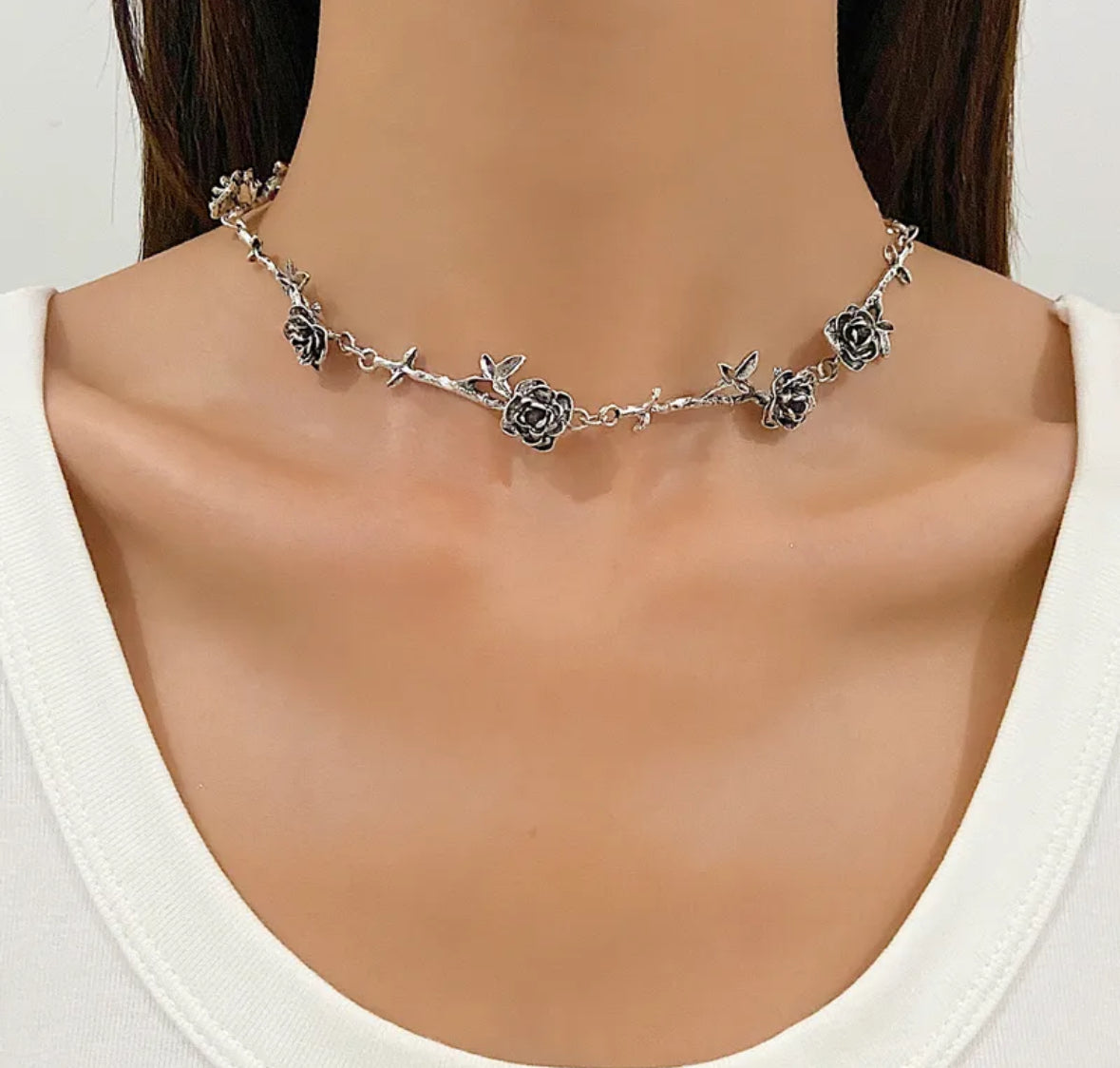 Dark Rose Choker