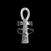 Engraved Relic Ankh Ring