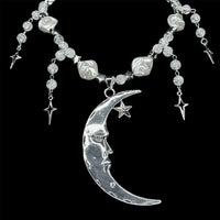 Whimsical Moon Necklace