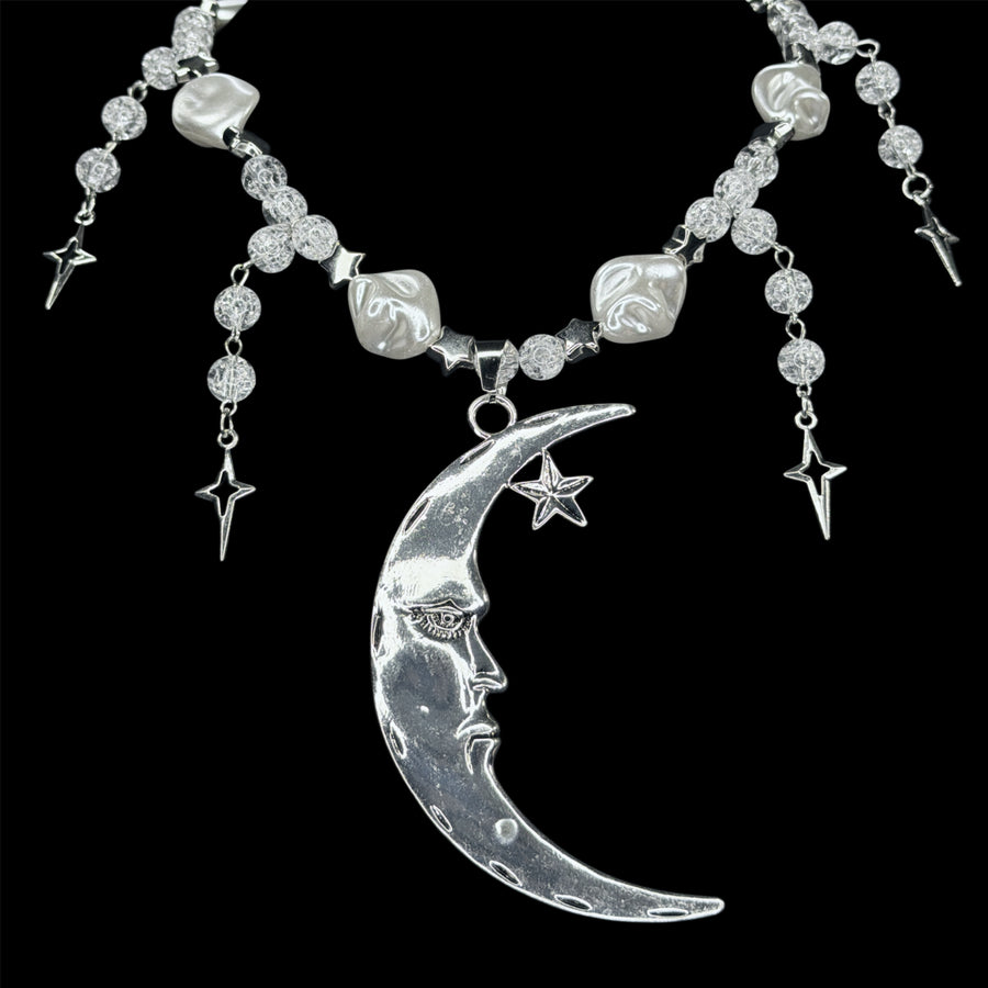 Whimsical Moon Necklace