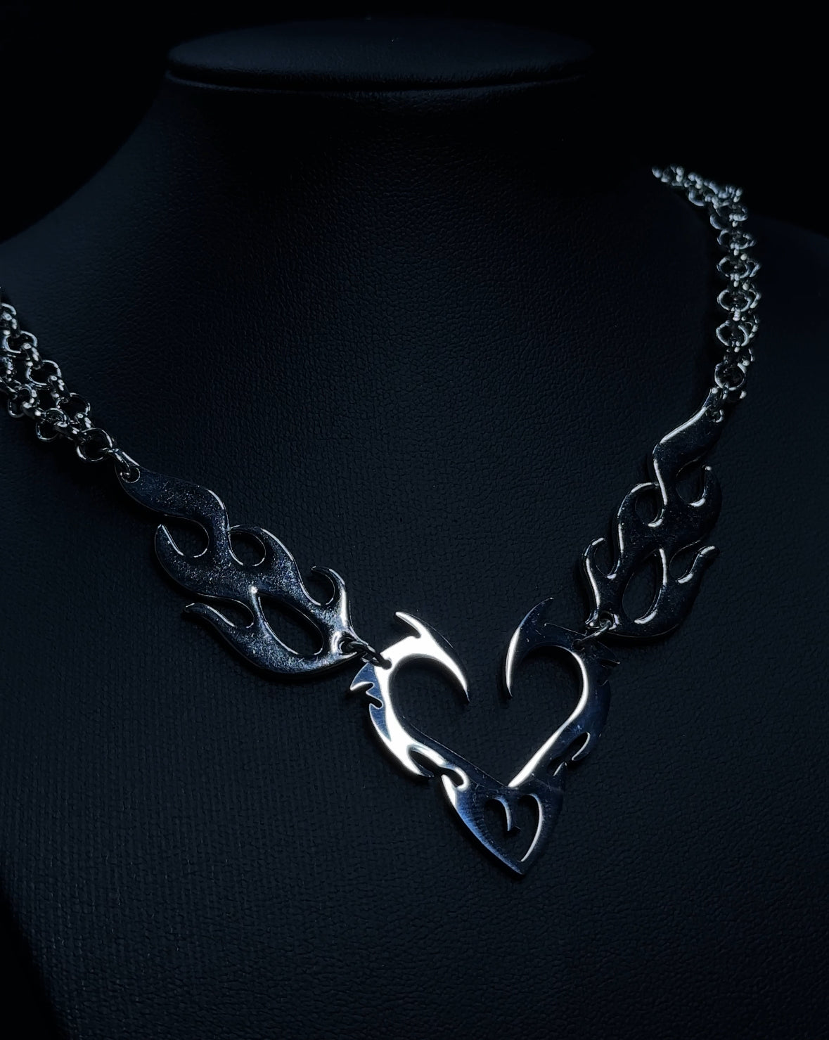 Blazing Heart Necklace