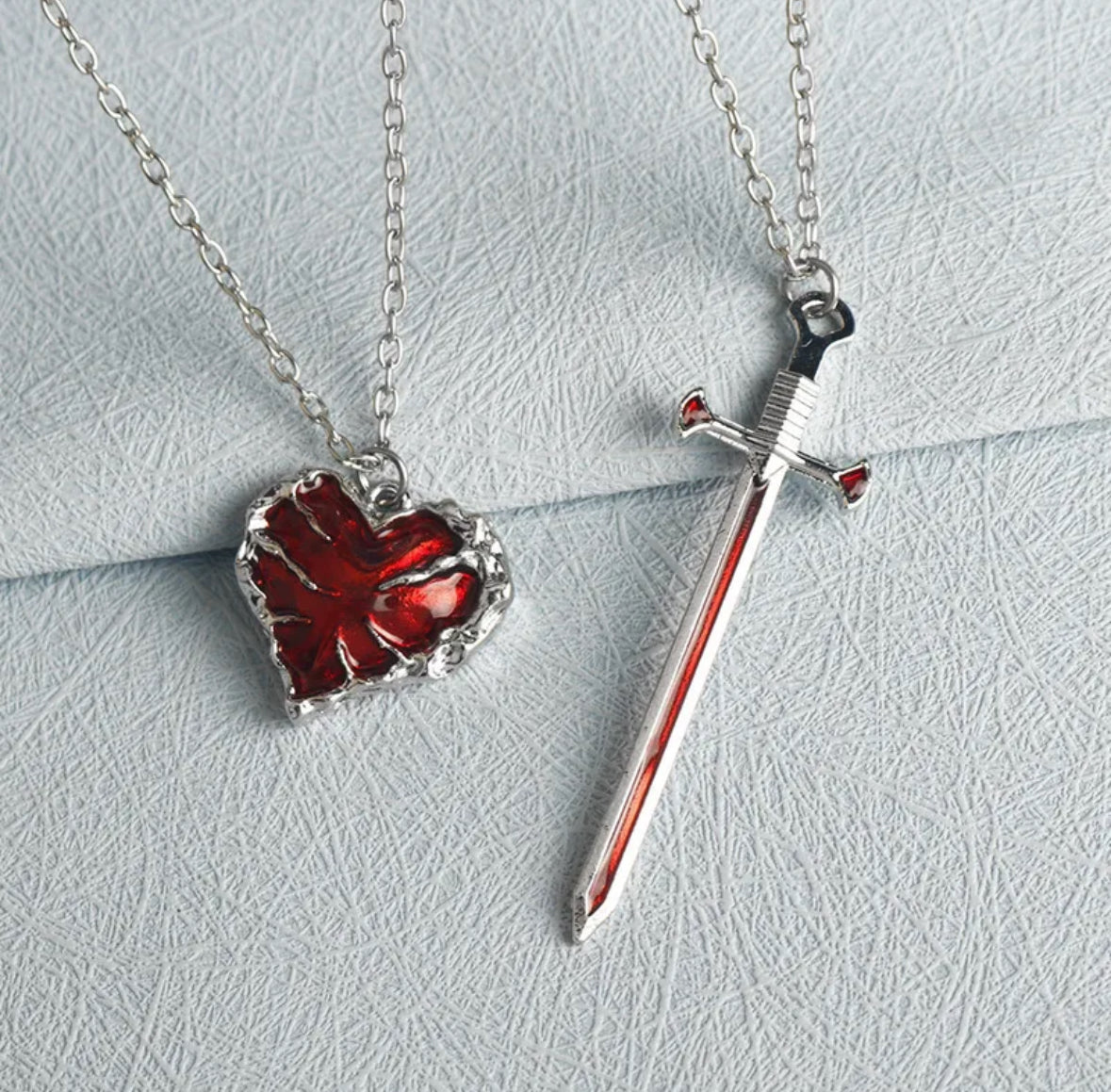 Heart & Blade Pendants (combo)
