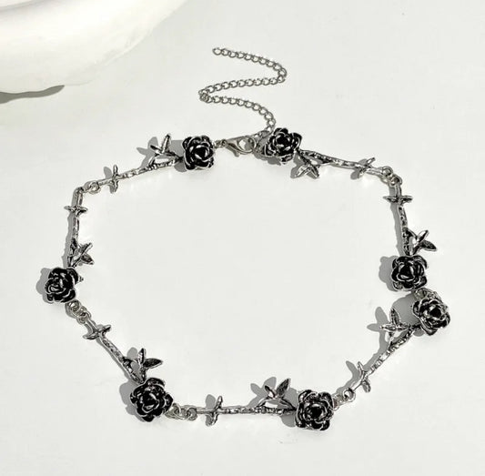 Dark Rose Choker