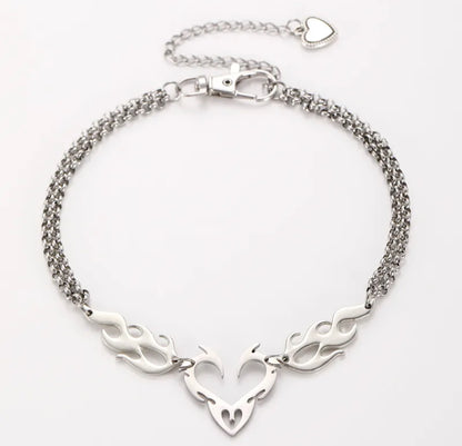 Blazing Heart Necklace