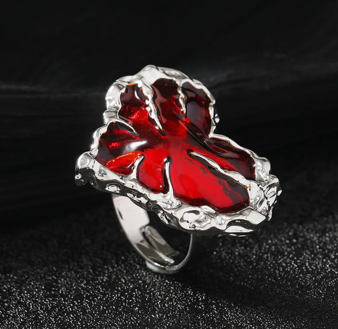 Lava Chrome Ring