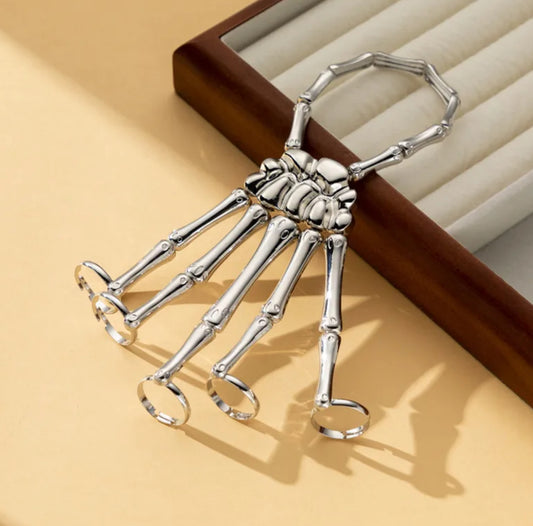 Metal Bone Mittens