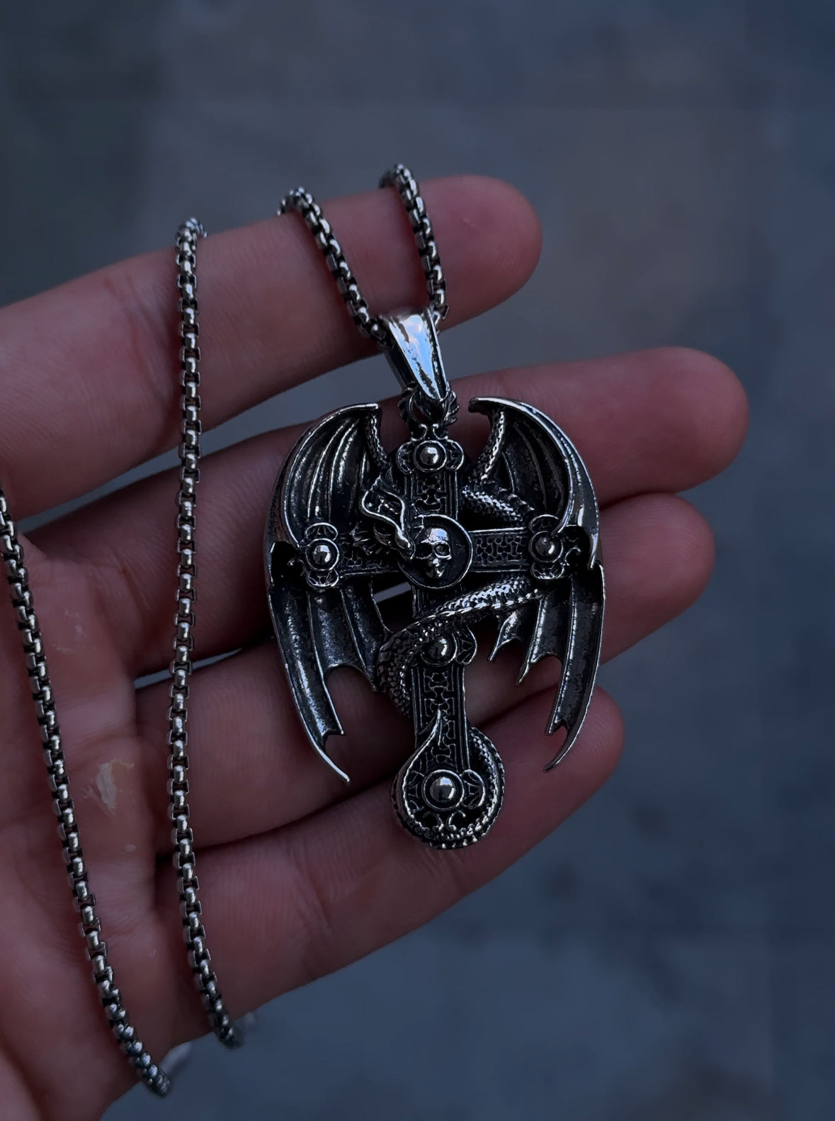 Serpent of Midnight Pendant