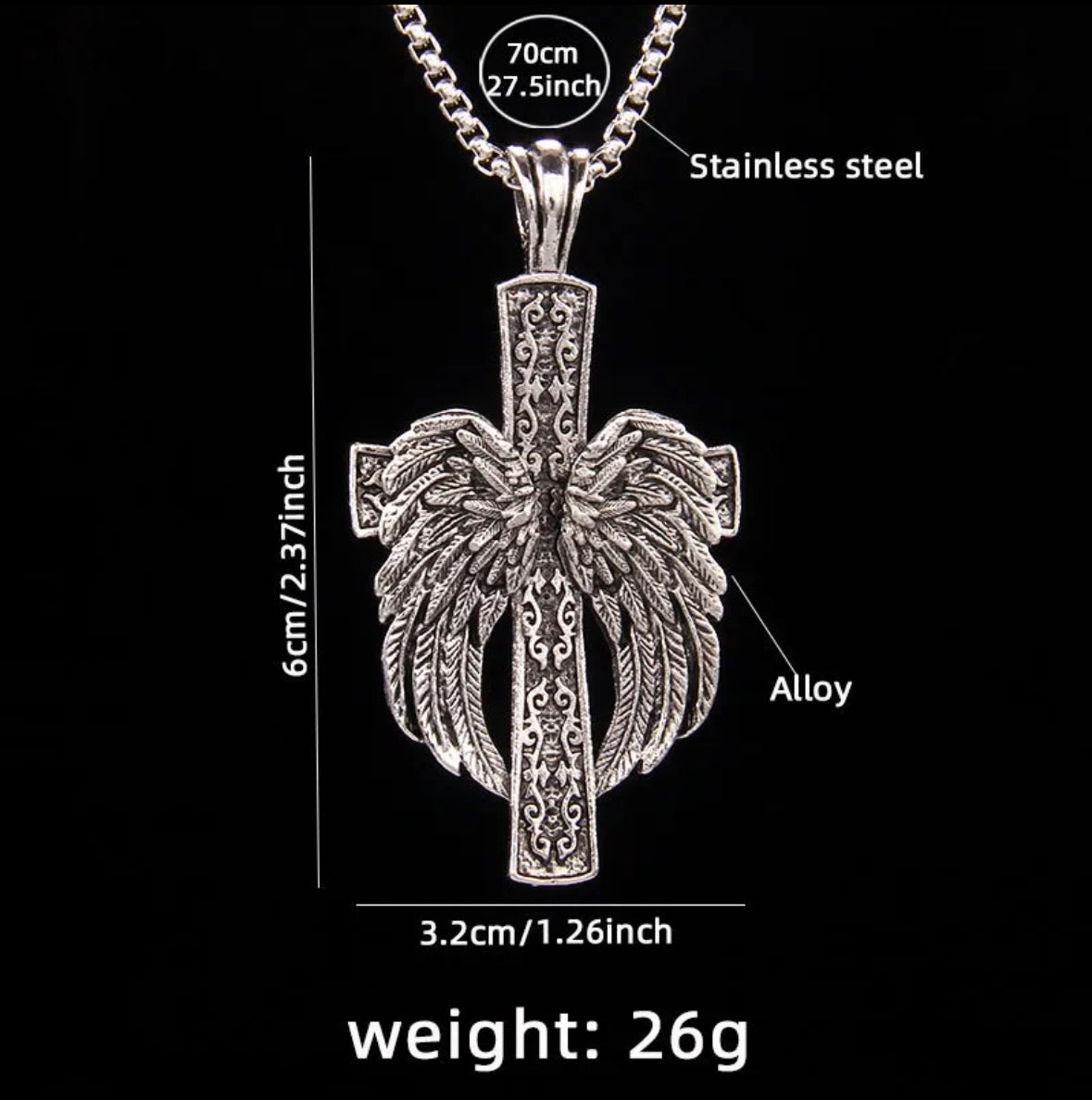 Wings of Salvation Pendant