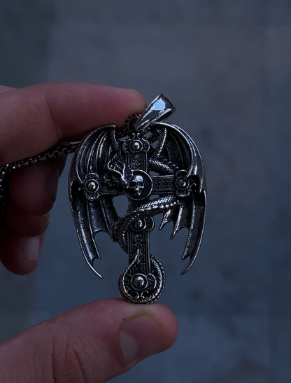 Serpent of Midnight Pendant