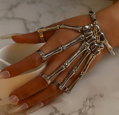 Metal Bone Mittens