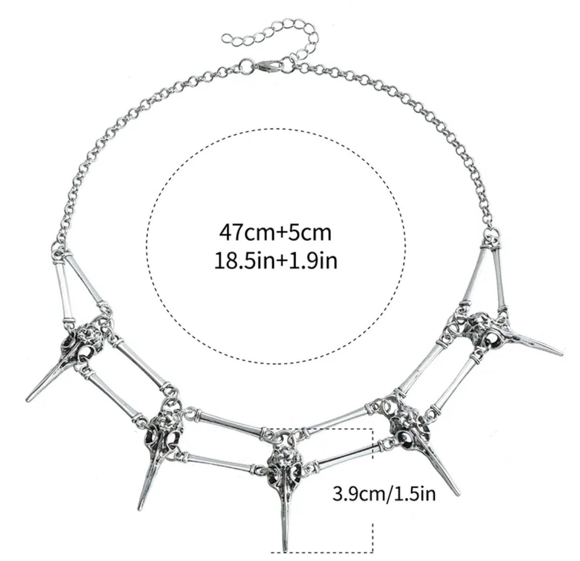 Skeletal Trophy Necklace