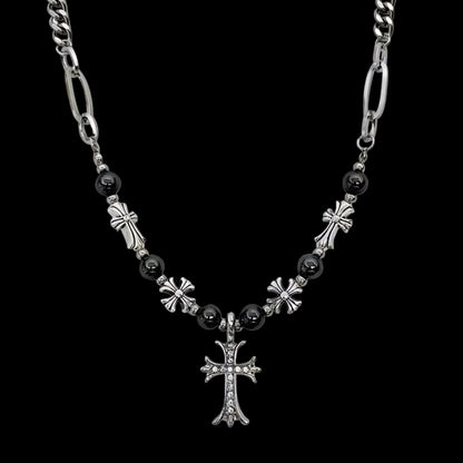 Chrome Trinity Necklace