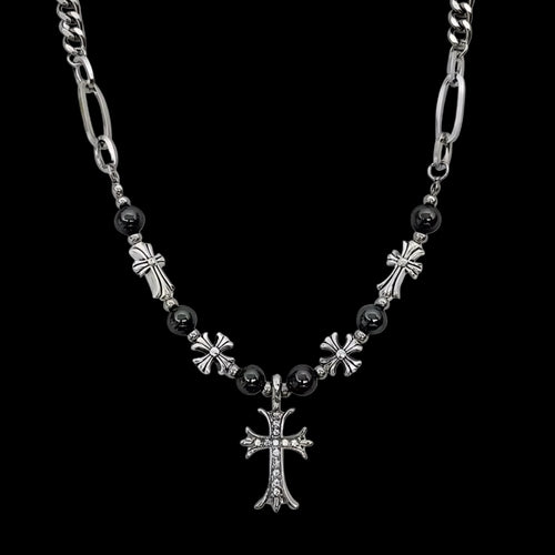 Chrome Trinity Necklace