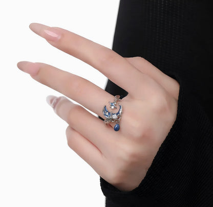 Lunar Starfall Drop Ring