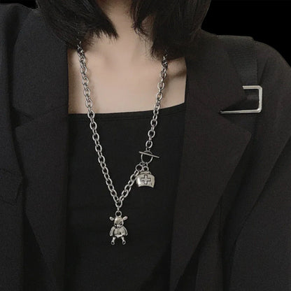 First Aid Teddy Necklace