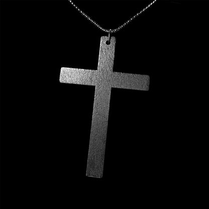 Matte Black Cross