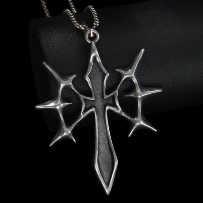 Cyber Spike Cross Pendants