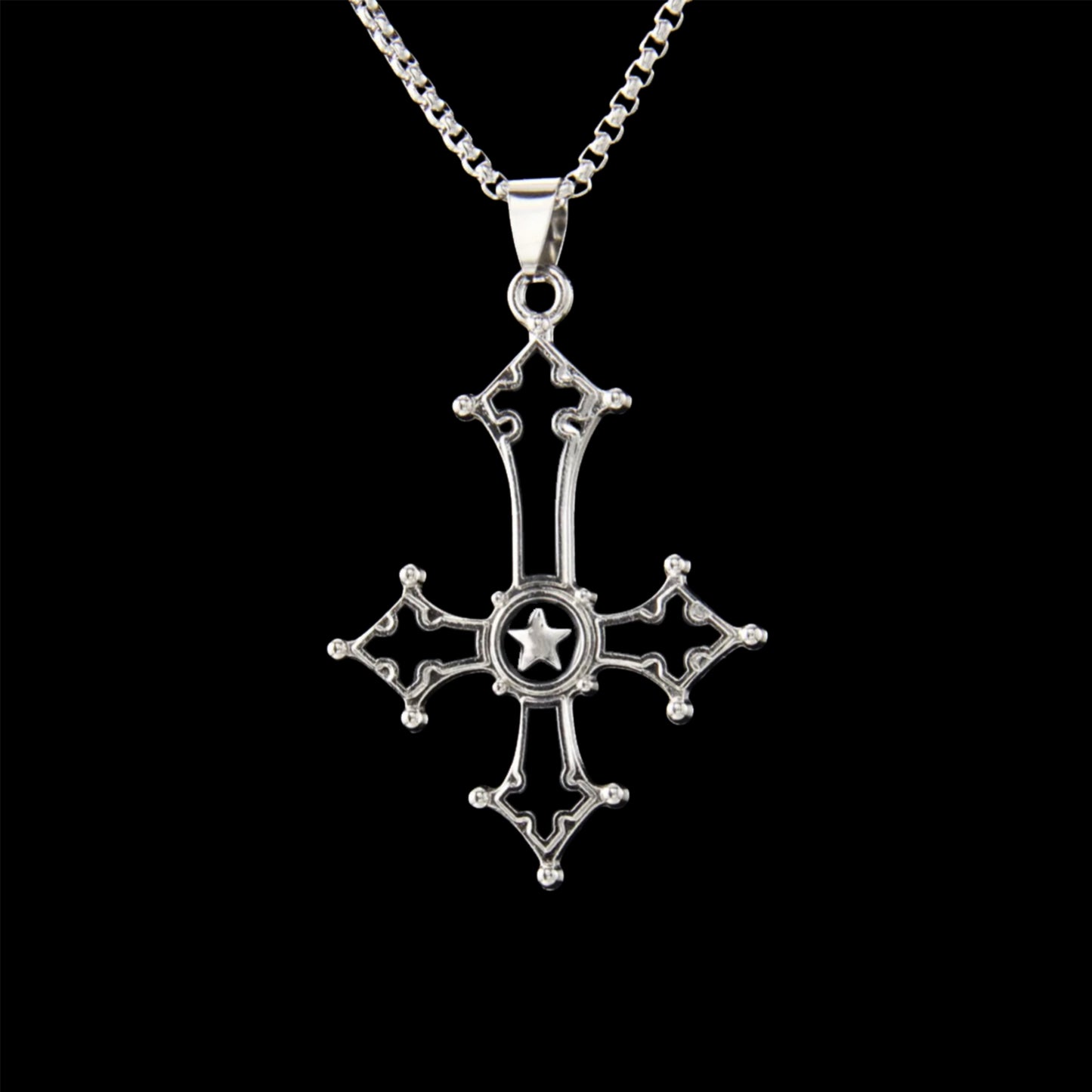 Eternal Night Cross Pendant