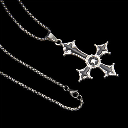 Eternal Night Cross Pendant