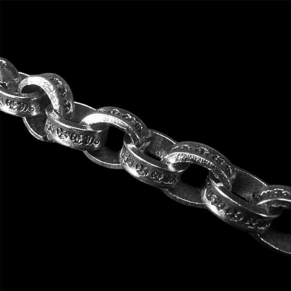 Chrome Paper Chain Bracelet