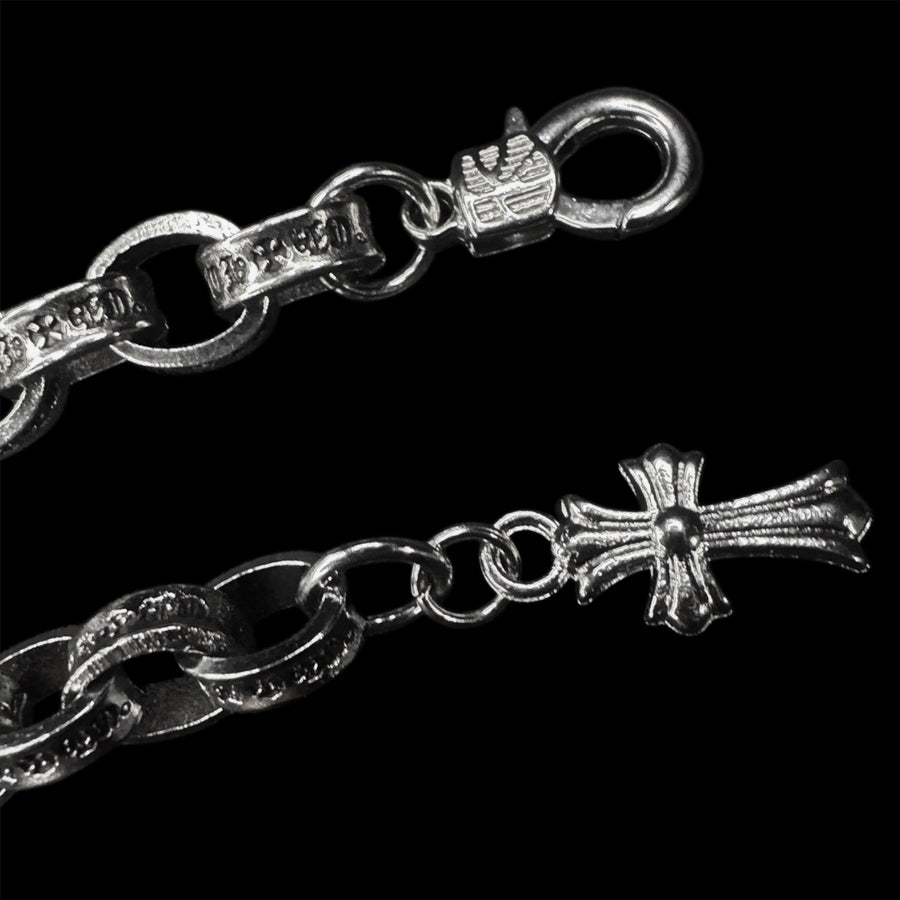 Chrome Paper Chain Bracelet