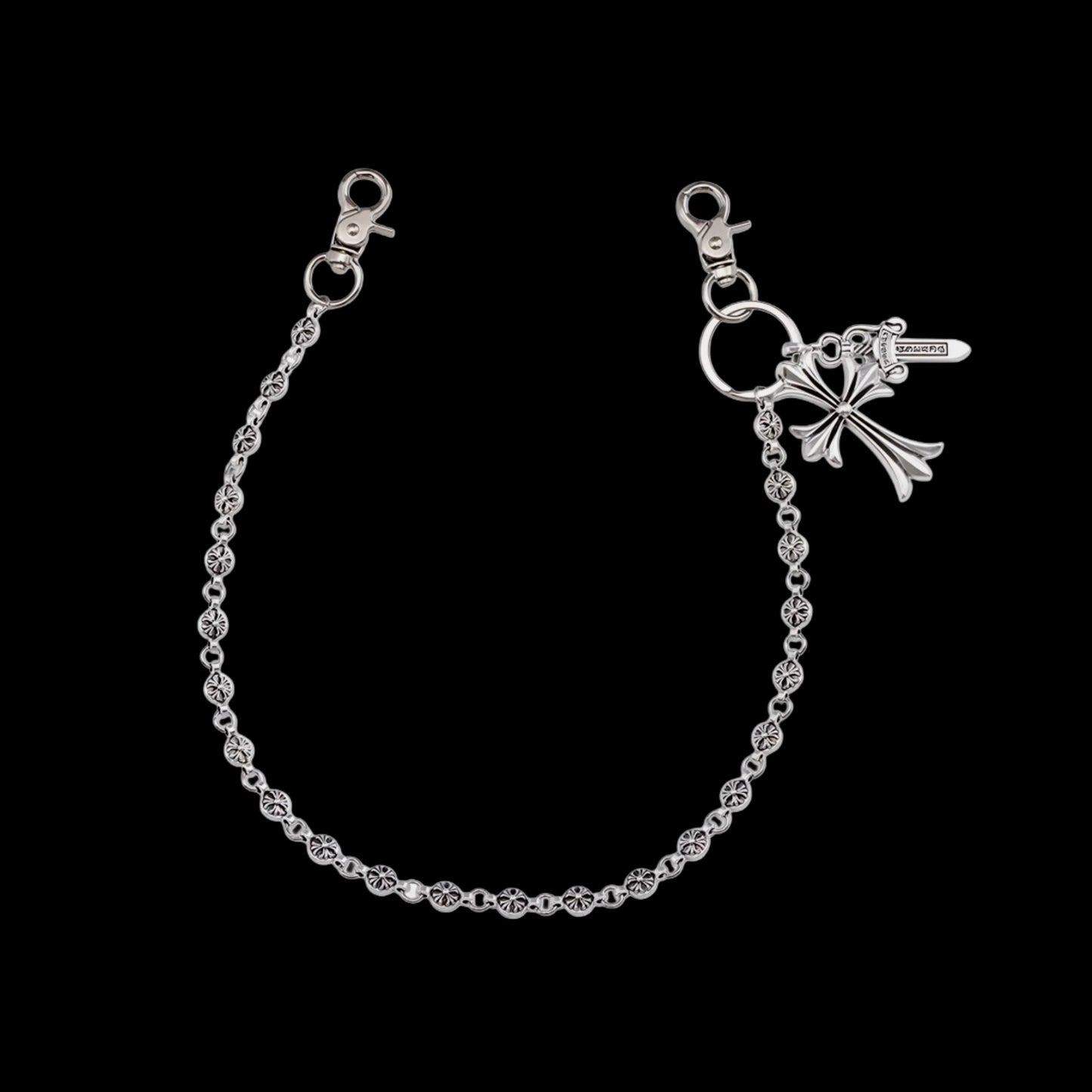 Chrome Double Cross Chain