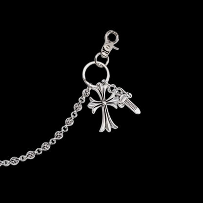 Chrome Double Cross Chain