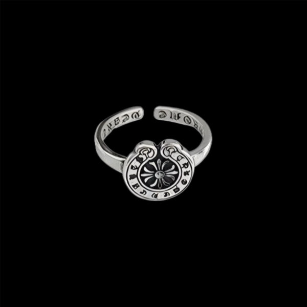 Chrome Mini Horseshoe Ring