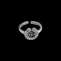 Chrome Mini Horseshoe Ring