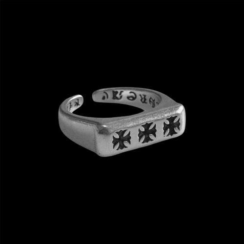 Chrome Signet Ring