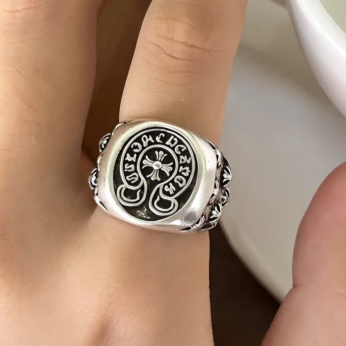 Chrome Signature Ring