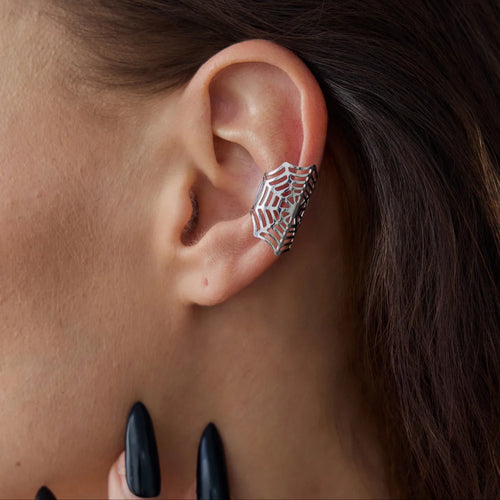 Venom Web Earcuffs