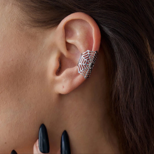 Venom Web Earcuffs