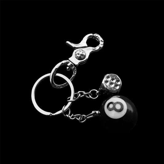 Chrome 8 ball dice