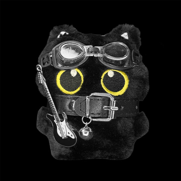 Black Kitty Keychain