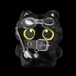 Black Kitty Keychain