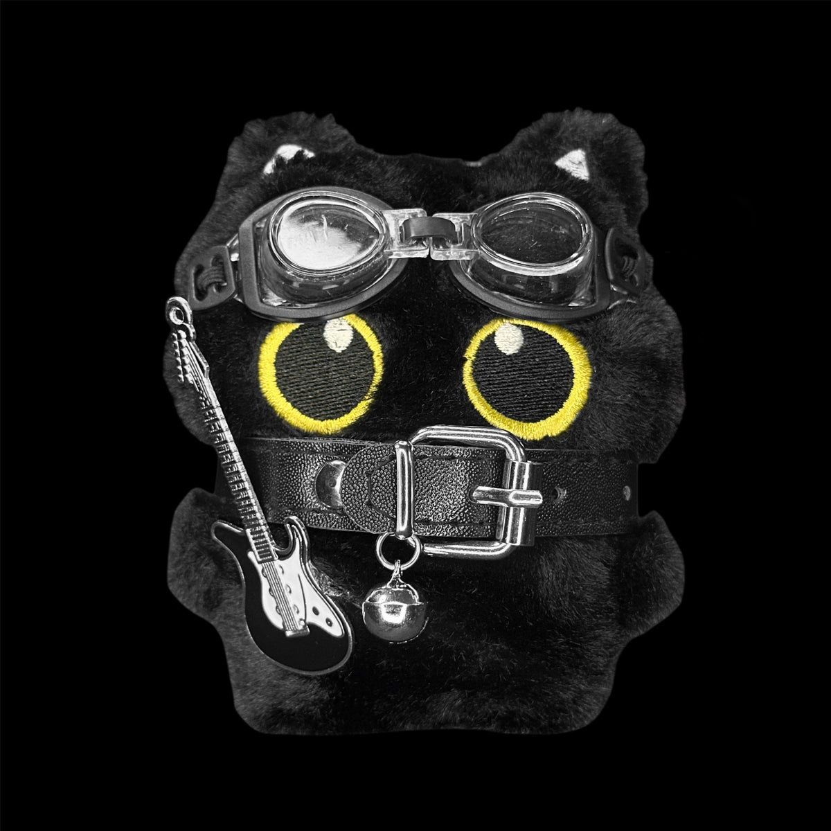 Black Kitty Keychain